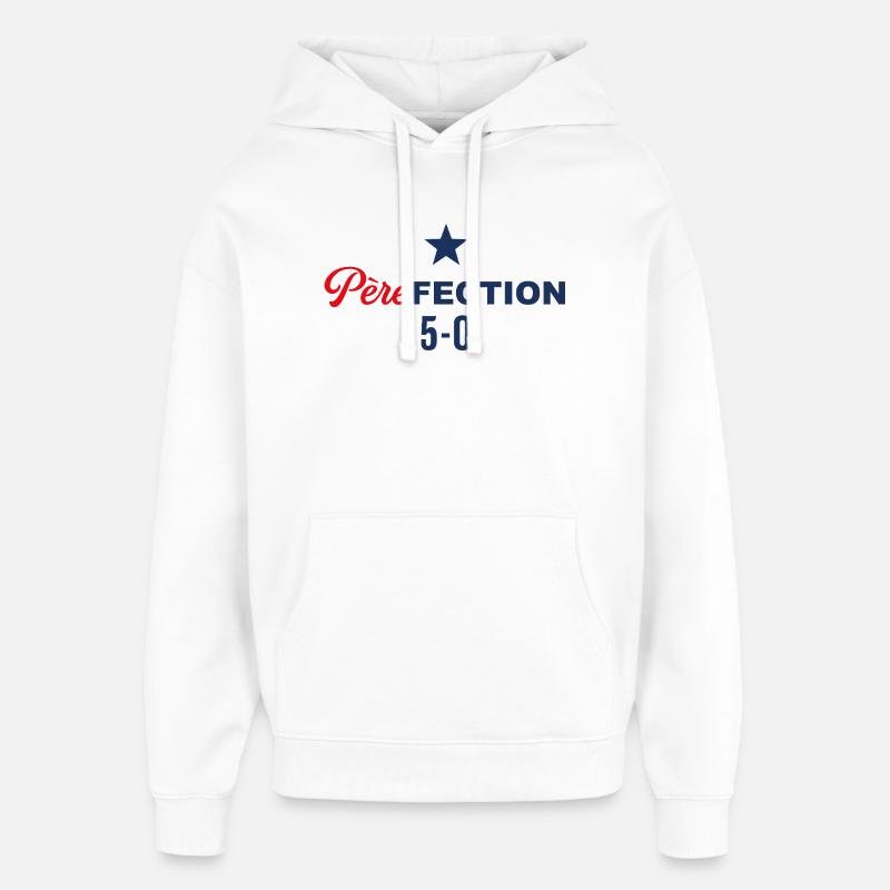 TSHIRT CADEAU FETE DES PERES - Sweat à capuche unisexe Stanley/Stella Oversized - blanc