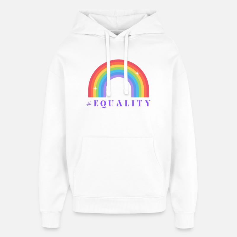 Pride Month Equality - Oversized Unisex Hoodie von Stanley/Stella - Weiß
