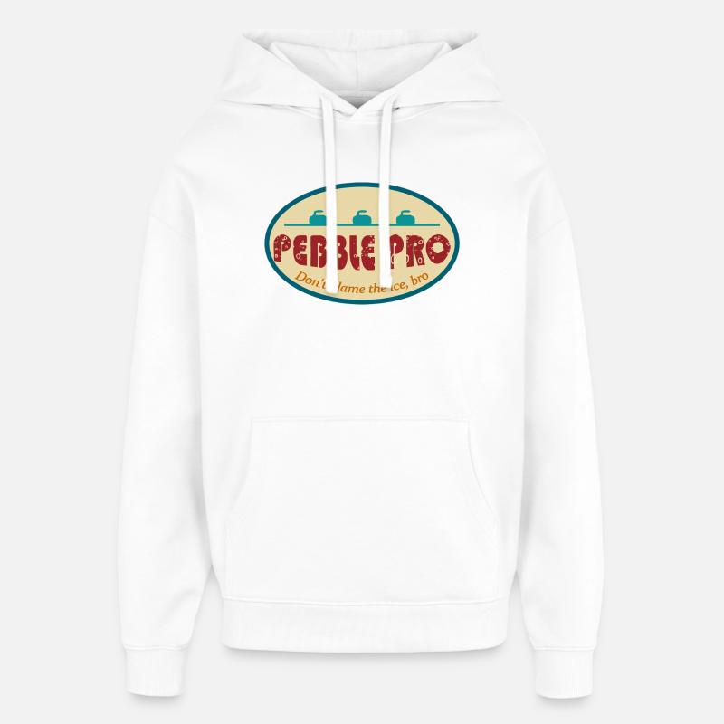 Pebble Pro - Sweat à capuche unisexe Stanley/Stella Oversized - blanc