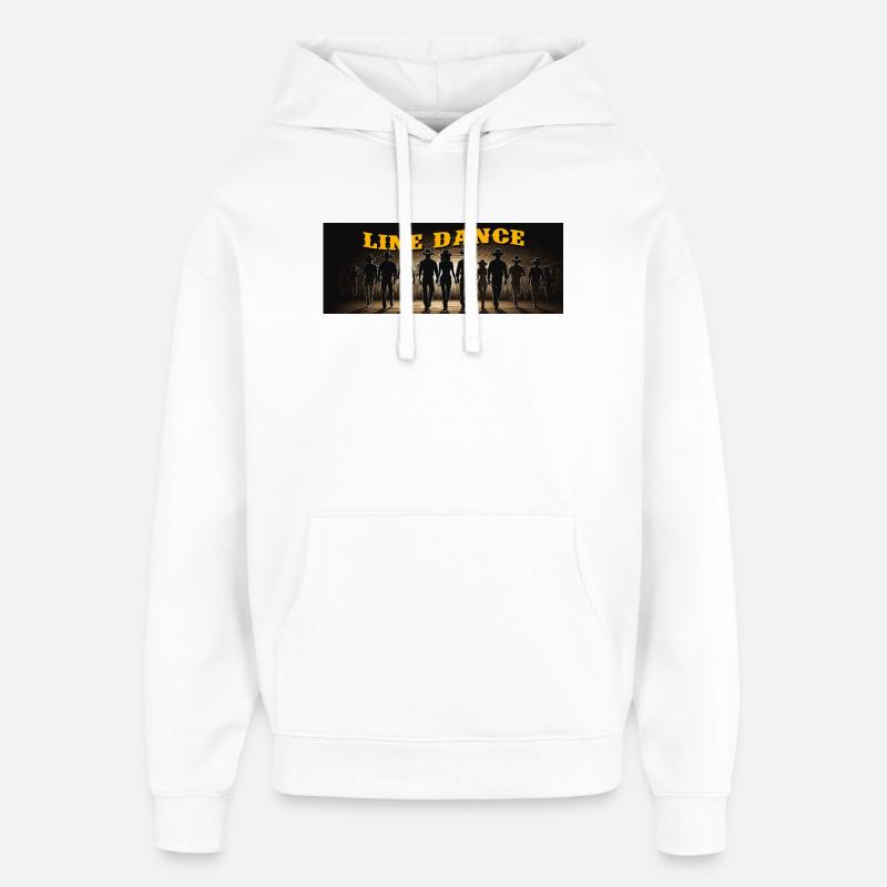 Danse en ligne danse de groupe - Sweat à capuche unisexe Stanley/Stella Oversized - blanc