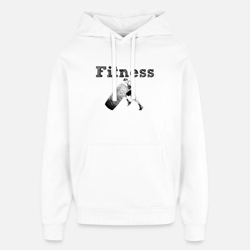 Aptitude - Sweat à capuche unisexe Stanley/Stella Oversized - blanc