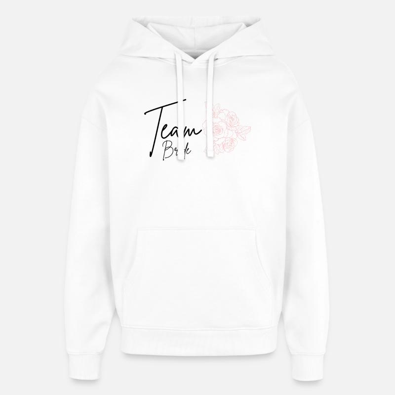 Équipe Bride - Sweat à capuche unisexe Stanley/Stella Oversized - blanc