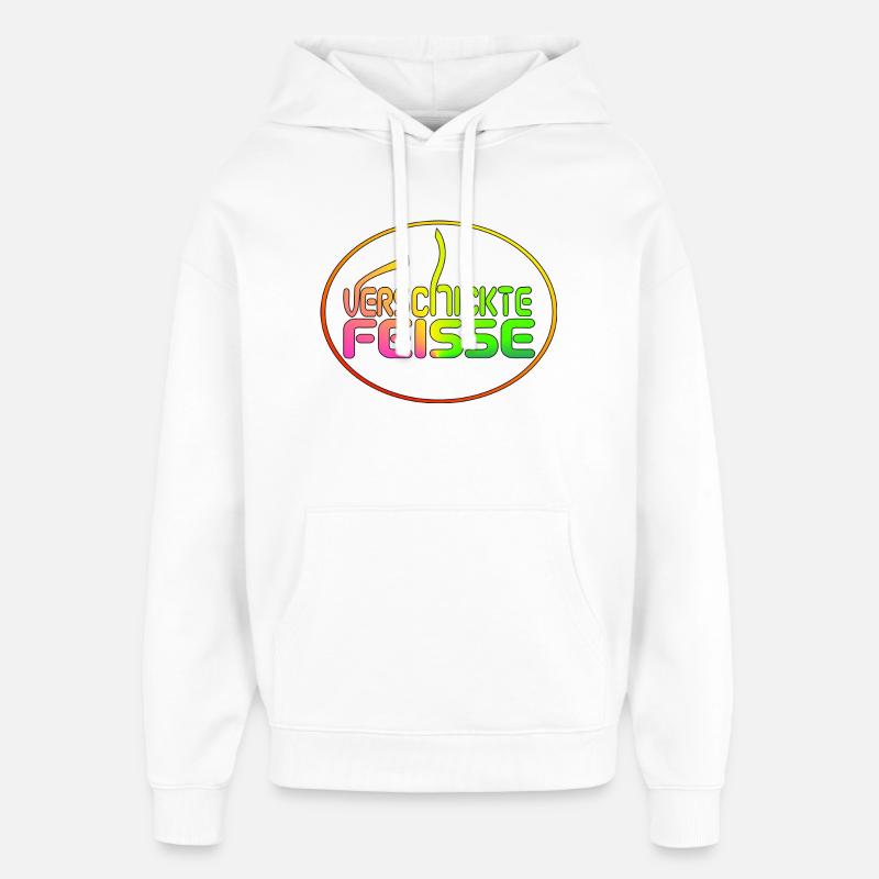 Feisse a envoyé - Sweat à capuche unisexe Stanley/Stella Oversized - blanc