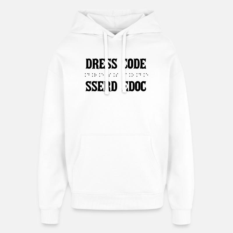 Code Mode Inspiration - Sweat à capuche unisexe Stanley/Stella Oversized - blanc