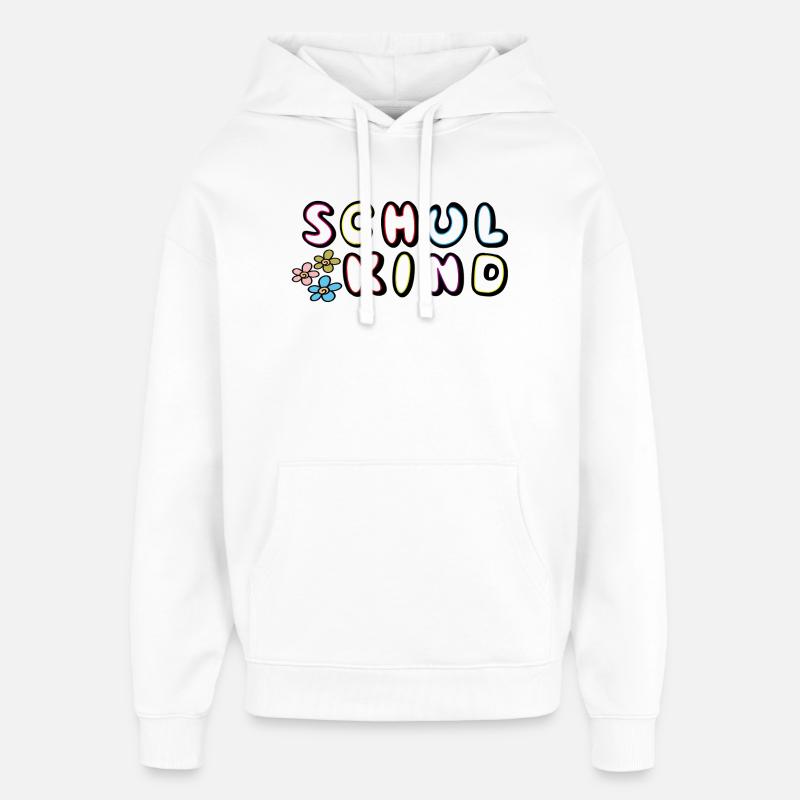 Schulkind 2026 Einschulung - Oversized Unisex Hoodie von Stanley/Stella - Weiß