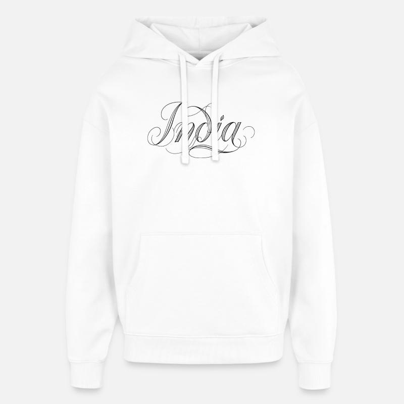 Inde - Sweat à capuche unisexe Stanley/Stella Oversized - blanc