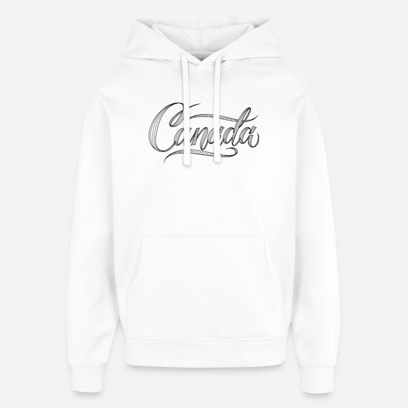 Canada - Sweat à capuche unisexe Stanley/Stella Oversized - blanc