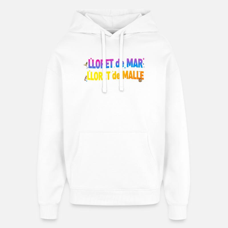 Colossos LLoret - Sweat à capuche unisexe Stanley/Stella Oversized - blanc