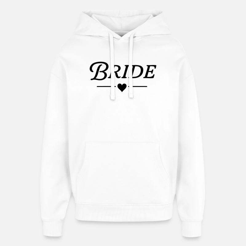 Mariée / Design classique - Sweat à capuche unisexe Stanley/Stella Oversized - blanc