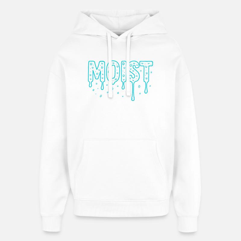 humide - Sweat à capuche unisexe Stanley/Stella Oversized - blanc