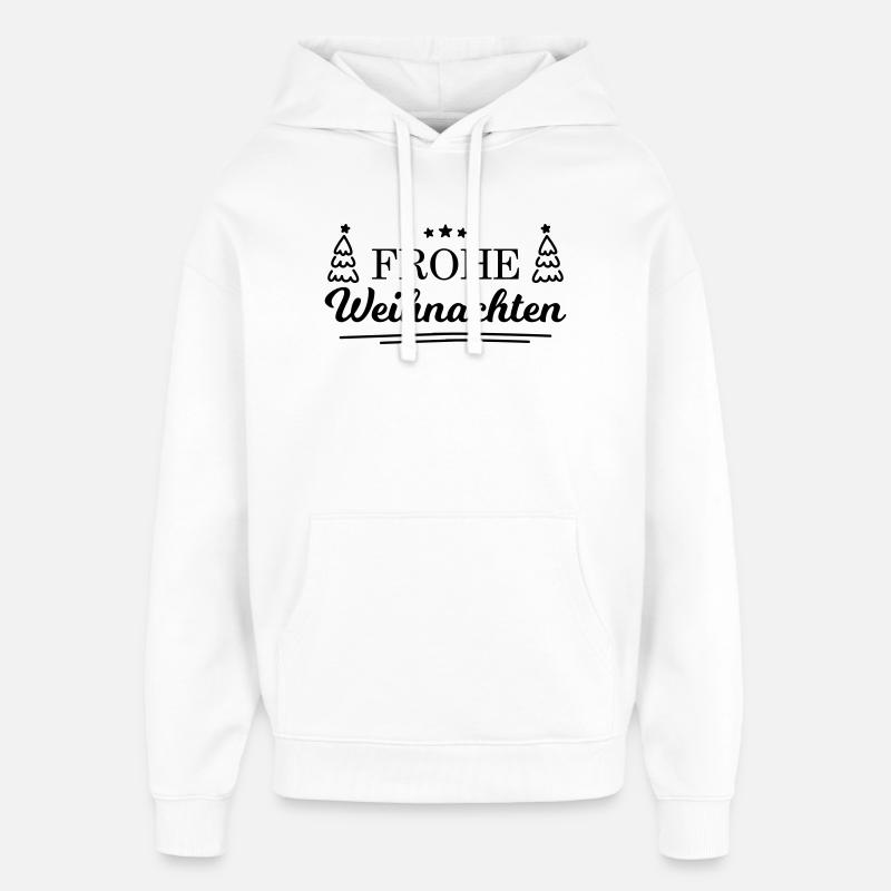 Joyeux Noël! - Sweat à capuche unisexe Stanley/Stella Oversized - blanc