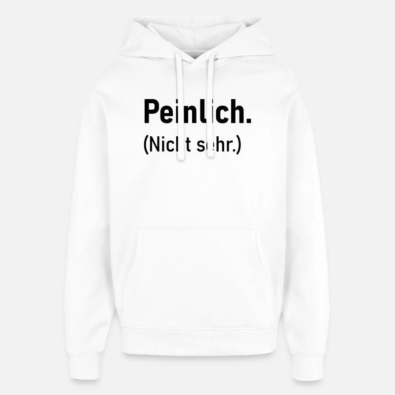 embarrassant - Sweat à capuche unisexe Stanley/Stella Oversized - blanc