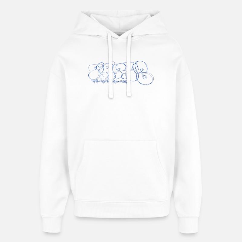 La bulle parisienne - Sweat à capuche unisexe Stanley/Stella Oversized - blanc