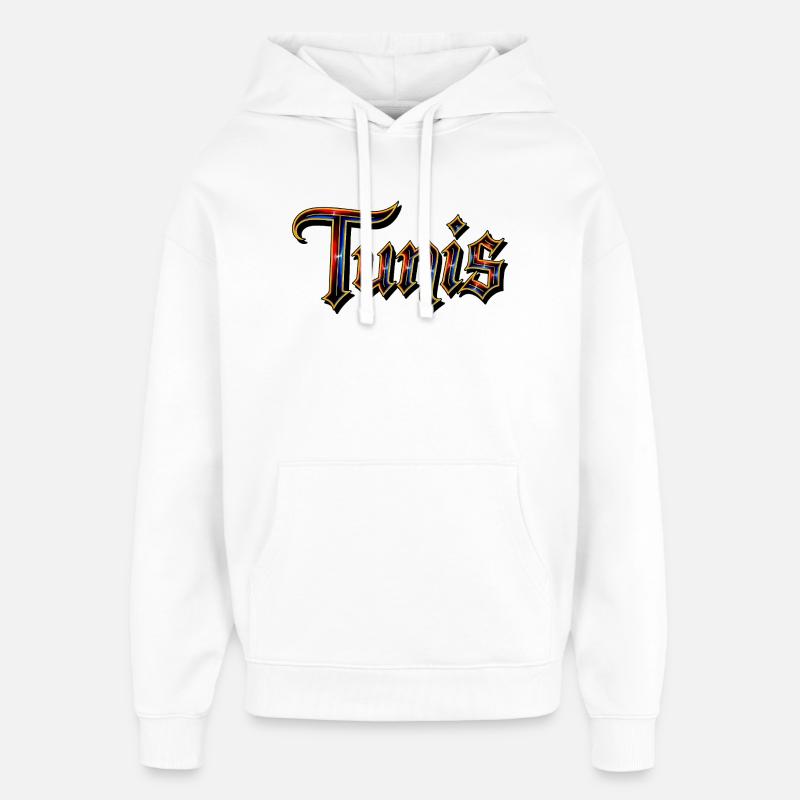 Tunis - Sweat à capuche unisexe Stanley/Stella Oversized - blanc