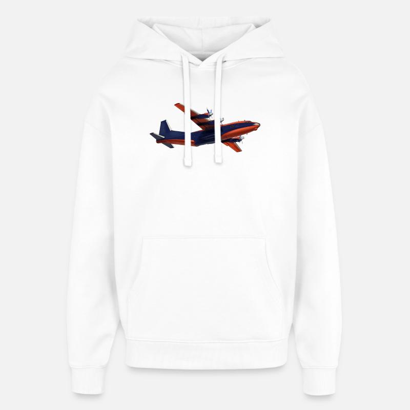 L’An-12 - Sweat à capuche unisexe Stanley/Stella Oversized - blanc