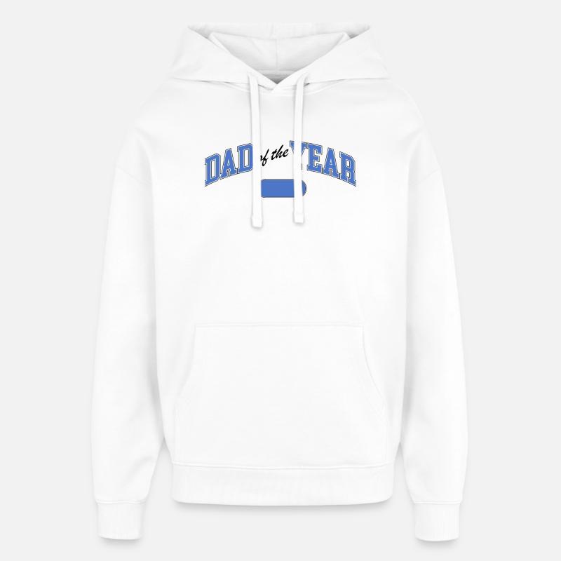 Papa de l’année – Prix - Sweat à capuche unisexe Stanley/Stella Oversized - blanc