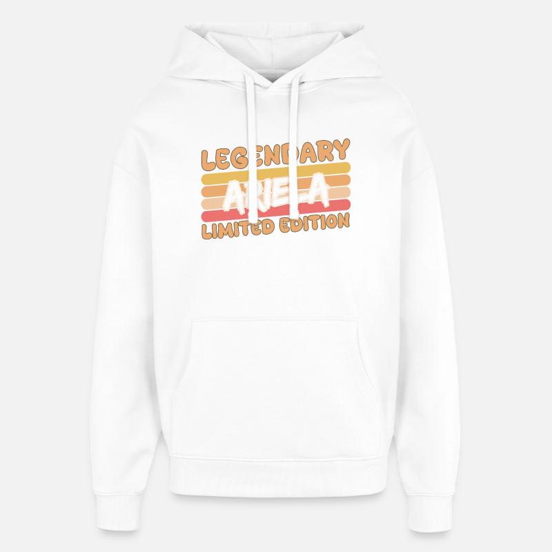 Ariela comme nom - Sweat à capuche unisexe Stanley/Stella Oversized - blanc