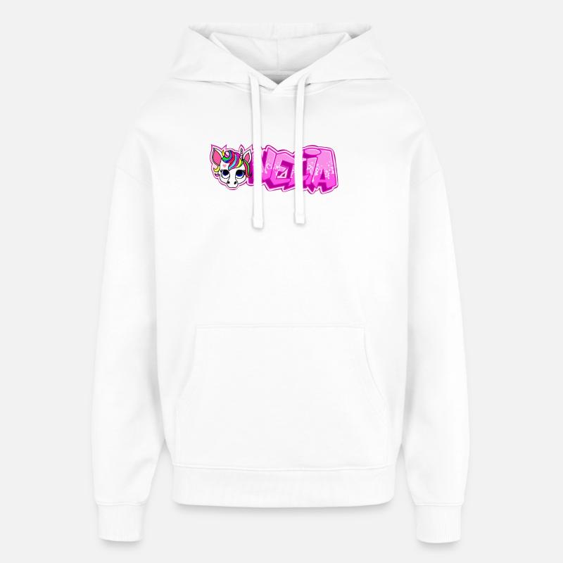 Nélia - Sweat à capuche unisexe Stanley/Stella Oversized - blanc