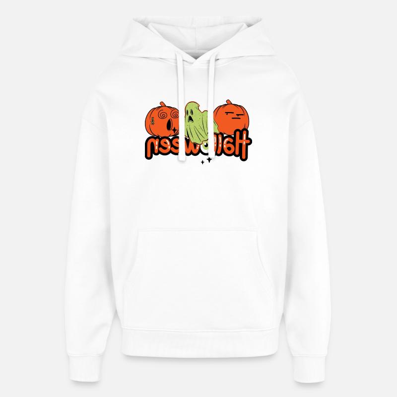 GHOST - Sweat à capuche unisexe Stanley/Stella Oversized - blanc