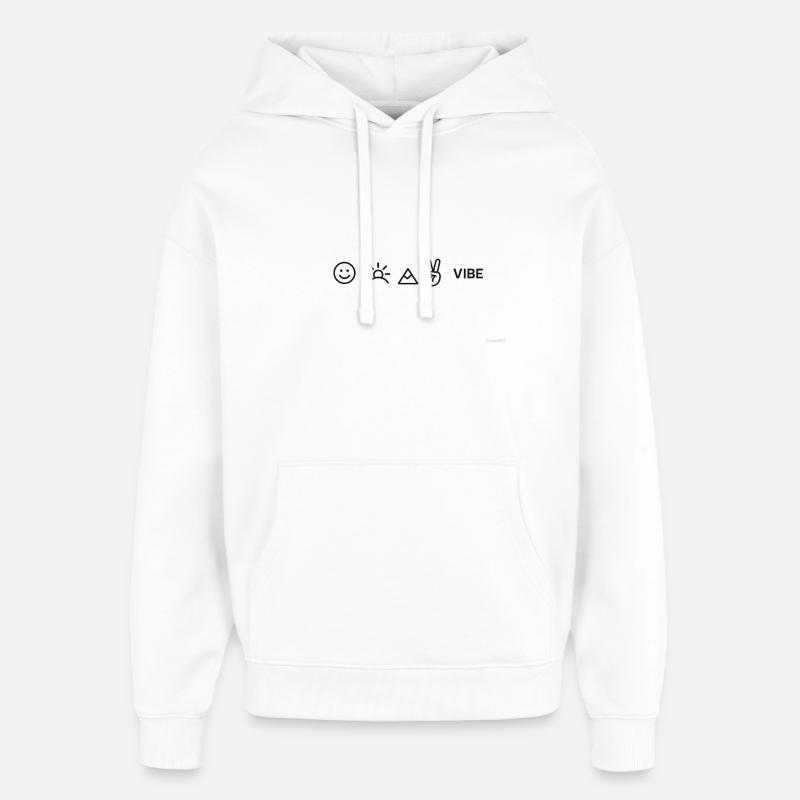 Joyeuses fêtes - Sweat à capuche unisexe Stanley/Stella Oversized - blanc