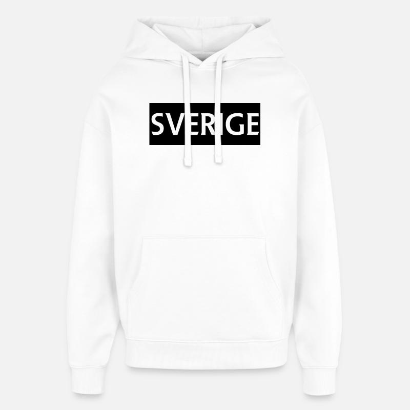 Suède - Sweat à capuche unisexe Stanley/Stella Oversized - blanc