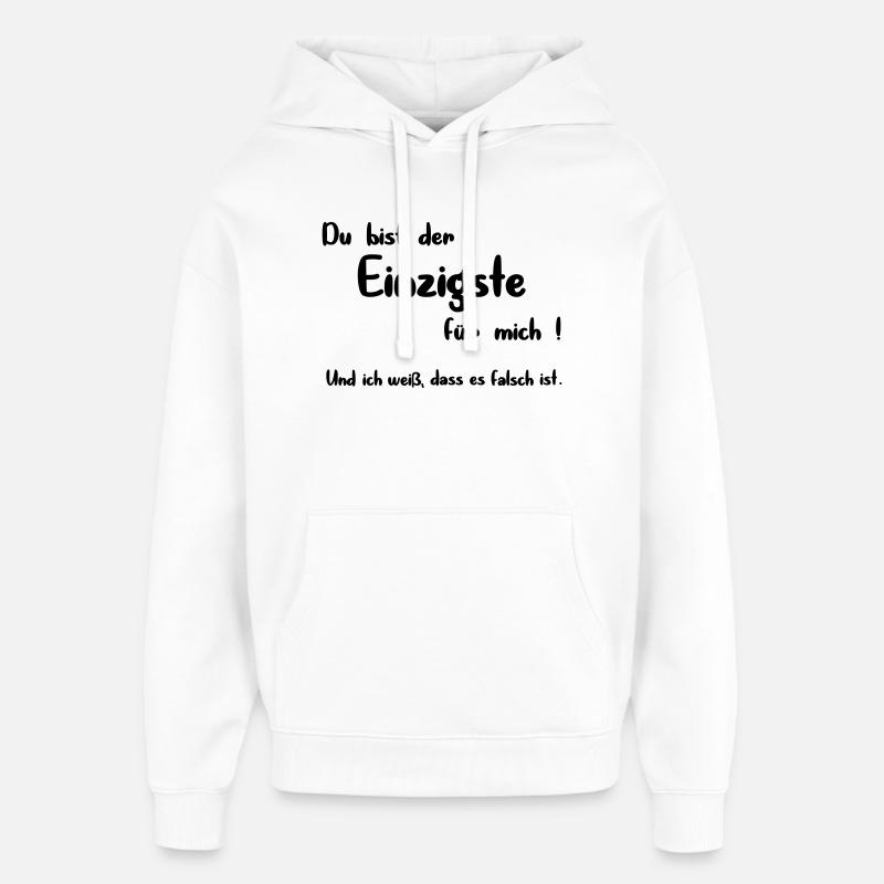 Le seul - Sweat à capuche unisexe Stanley/Stella Oversized - blanc