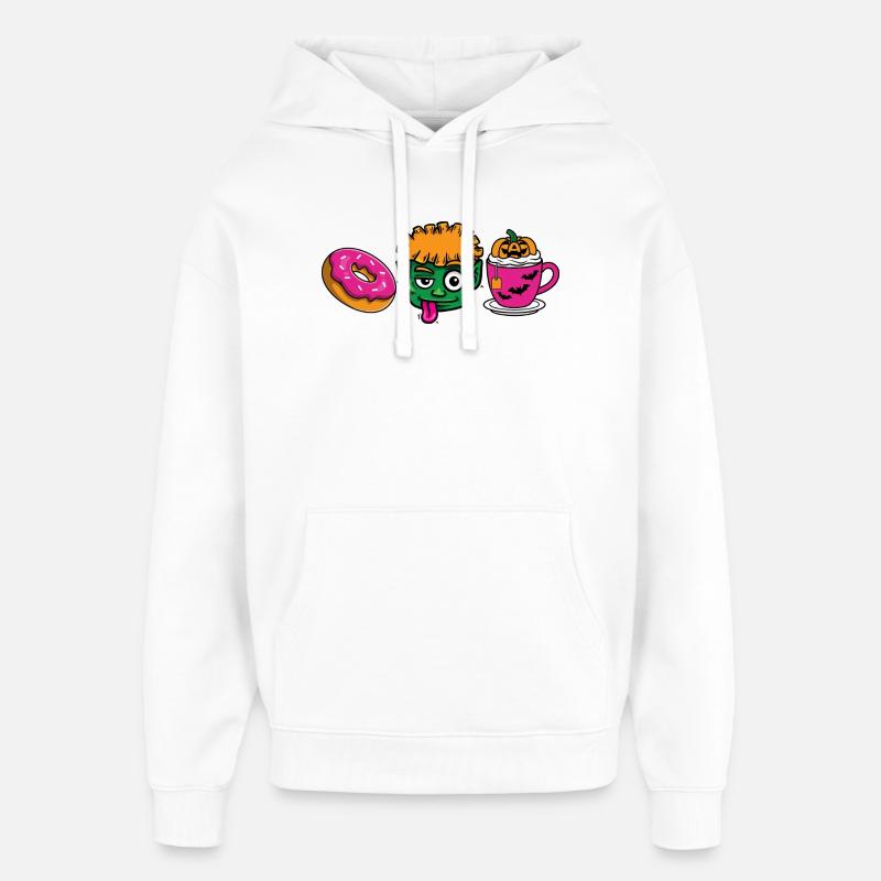 OGRE_TIME - Sweat à capuche unisexe Stanley/Stella Oversized - blanc