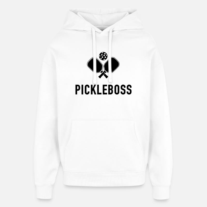 pickleboss - Sweat à capuche unisexe Stanley/Stella Oversized - blanc