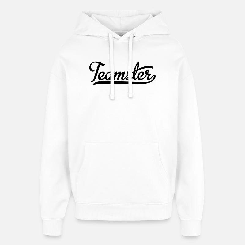 Routier - Sweat à capuche unisexe Stanley/Stella Oversized - blanc