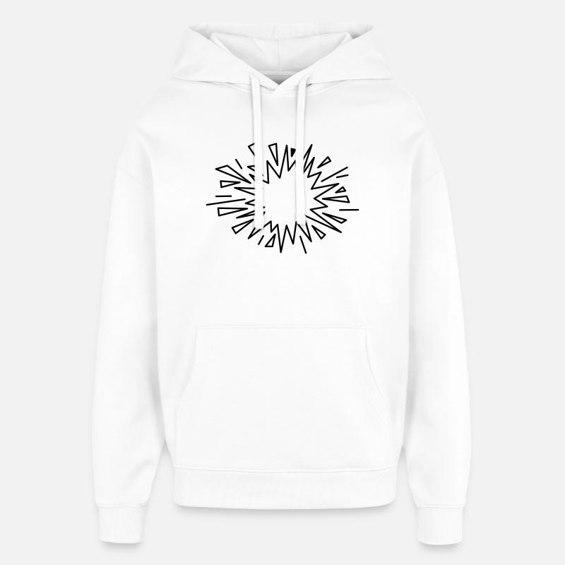 Bande dessinée Bang - Sweat à capuche unisexe Stanley/Stella Oversized - blanc