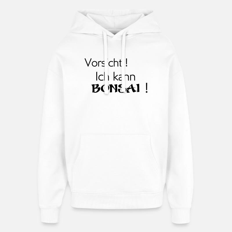 Bonsaï - Sweat à capuche unisexe Stanley/Stella Oversized - blanc