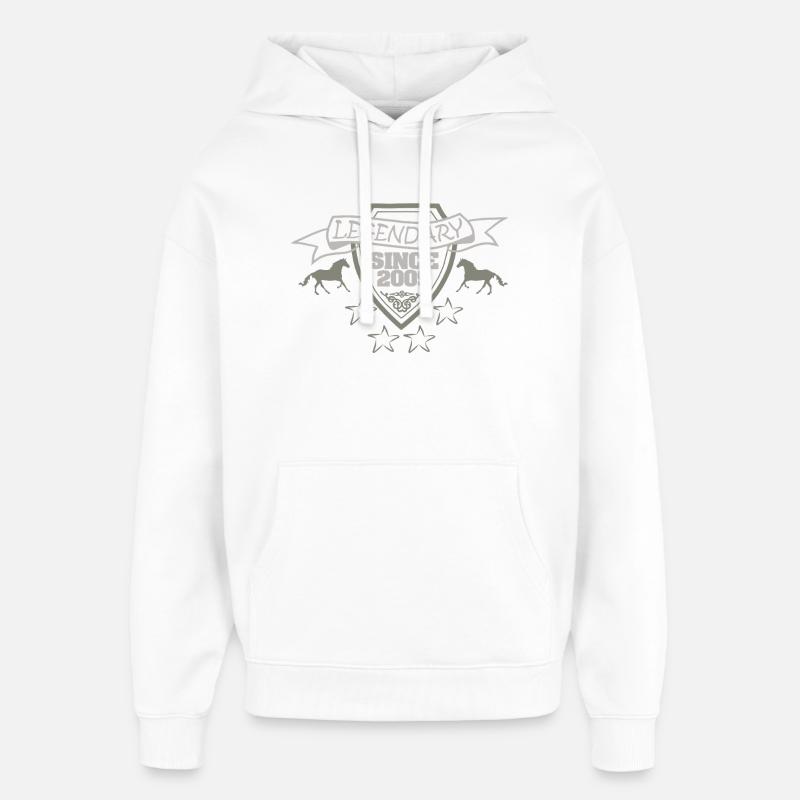 Cheval 2009 - Sweat à capuche unisexe Stanley/Stella Oversized - blanc