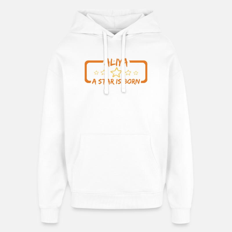 Aliya Aliya - Sweat à capuche unisexe Stanley/Stella Oversized - blanc