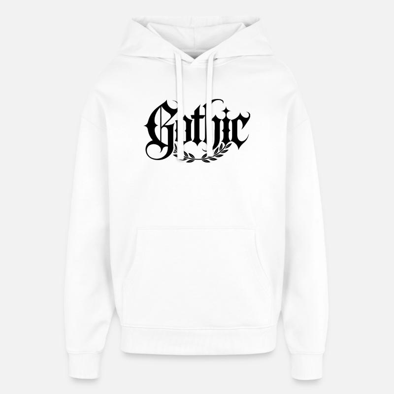Goth Mommy - Cool Stoic Design - Sweat à capuche unisexe Stanley/Stella Oversized - blanc