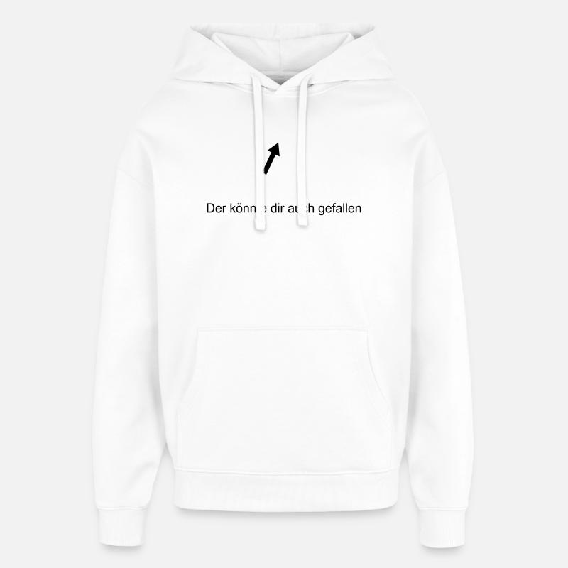 Der koennte dir auch gefallen - Oversized Unisex Hoodie von Stanley/Stella - Weiß