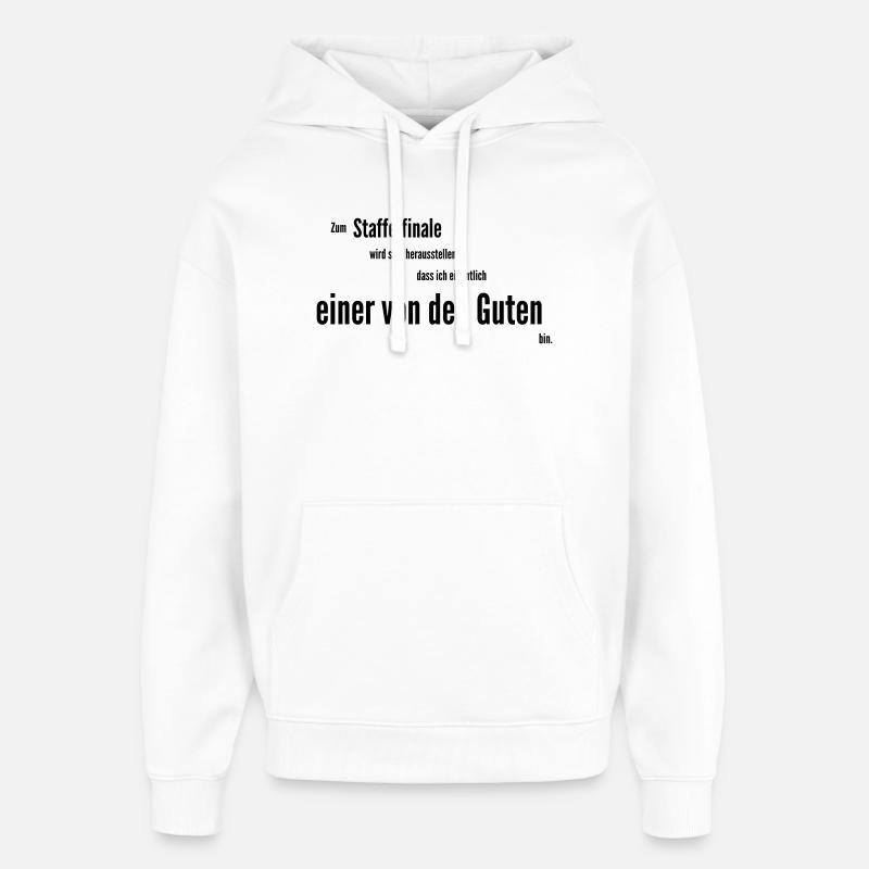 L'un des gentils - Sweat à capuche unisexe Stanley/Stella Oversized - blanc