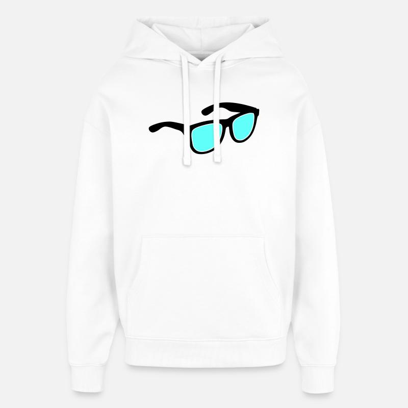 Lunettes Lunettes de soleil - Sweat à capuche unisexe Stanley/Stella Oversized - blanc