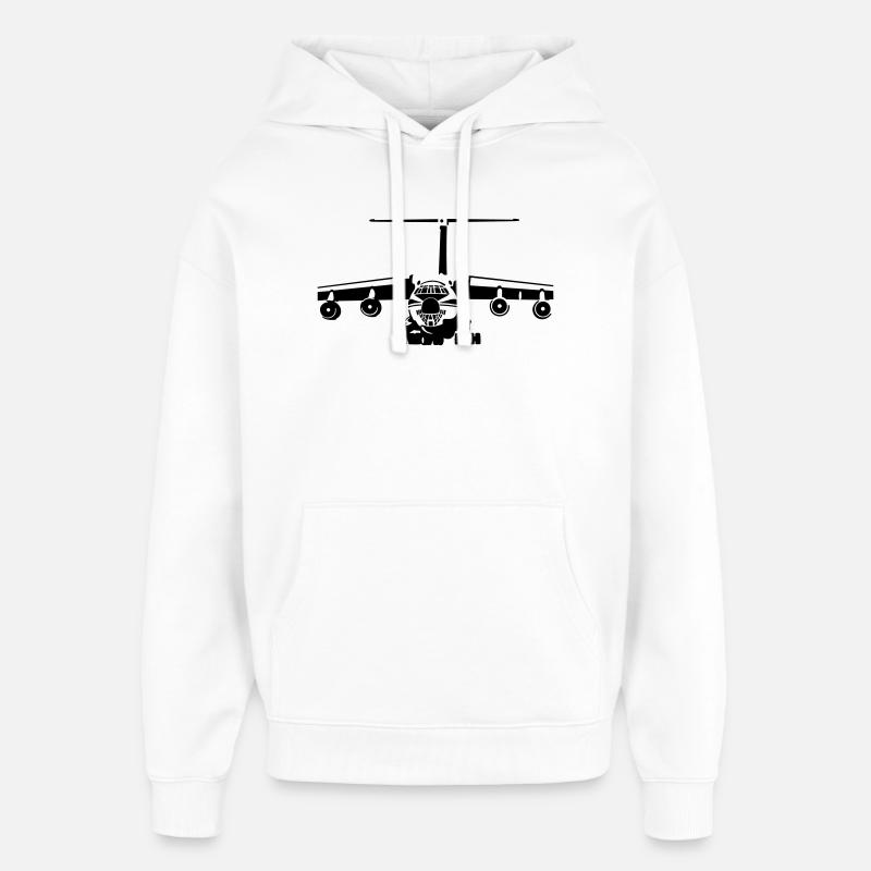 L’IL-76 - Sweat à capuche unisexe Stanley/Stella Oversized - blanc