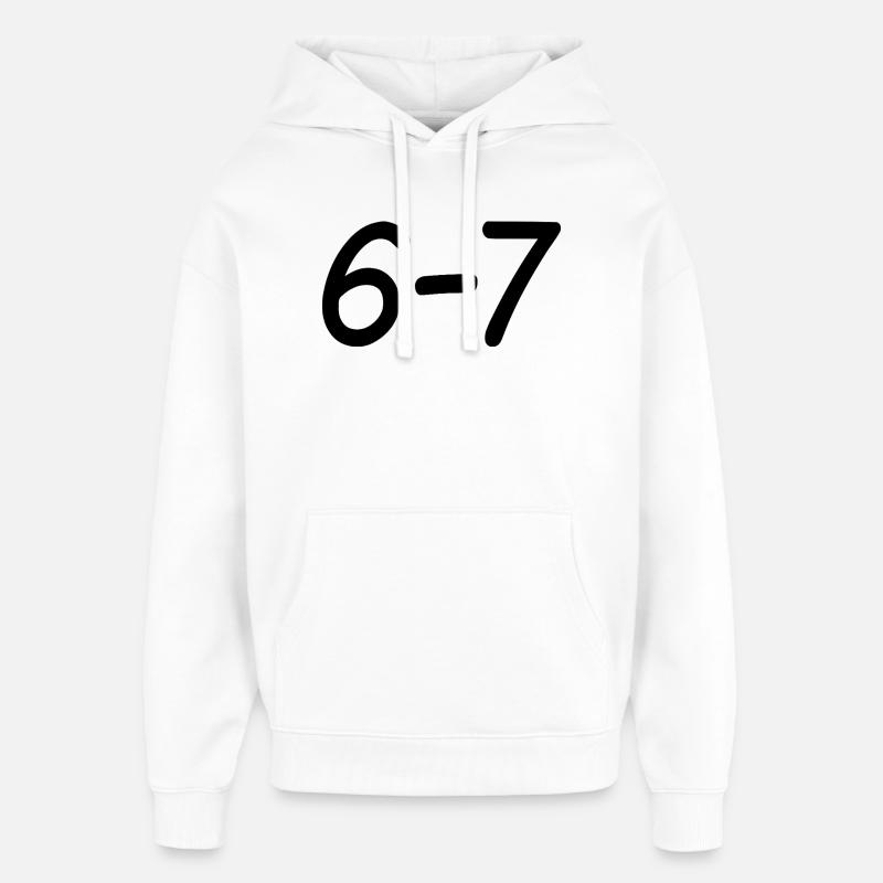 67 - Sweat à capuche unisexe Stanley/Stella Oversized - blanc