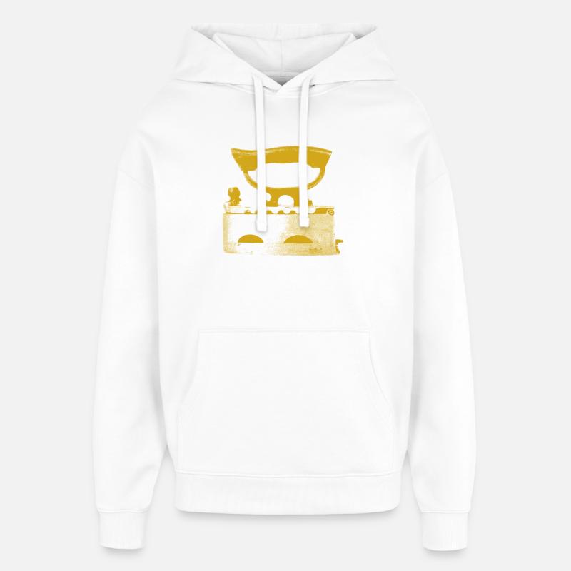 Fer - Sweat à capuche unisexe Stanley/Stella Oversized - blanc