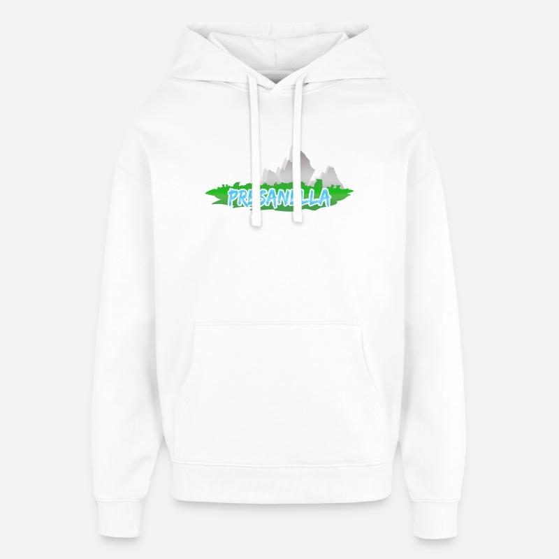 Presanella Presanella - Sweat à capuche unisexe Stanley/Stella Oversized - blanc