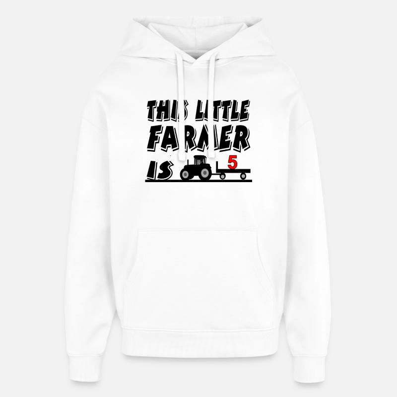 Anniversaire - Sweat à capuche unisexe Stanley/Stella Oversized - blanc
