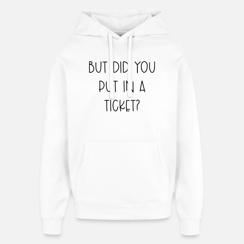 Lustiges IT-Support-Tech-Helpdesk-Ticket-Geschenk - Oversized Unisex Hoodie von Stanley/Stella - Weiß