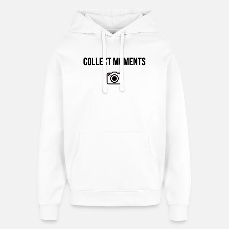Collectionnez les moments – Chemise d’aventure - Sweat à capuche unisexe Stanley/Stella Oversized - blanc
