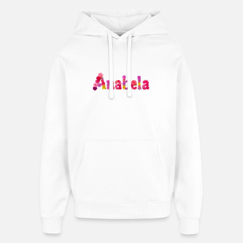 Anabela - Sweat à capuche unisexe Stanley/Stella Oversized - blanc