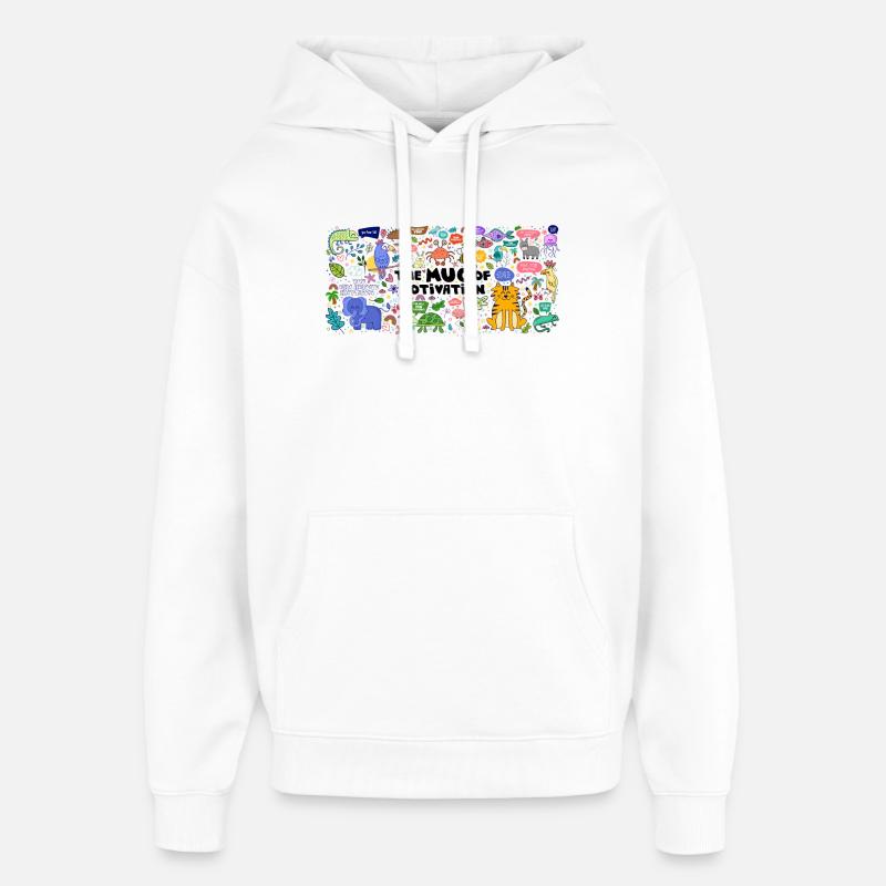 Coupe de motivation - Sweat à capuche unisexe Stanley/Stella Oversized - blanc