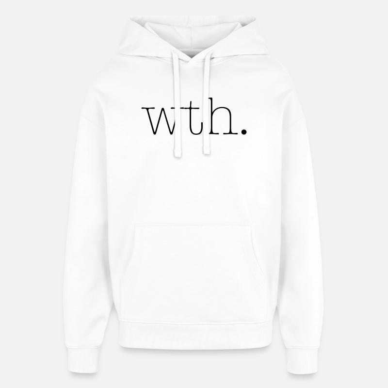 avec - Sweat à capuche unisexe Stanley/Stella Oversized - blanc