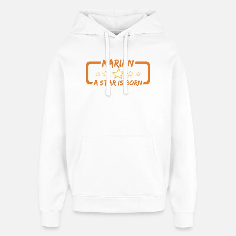 Mariale mariale - Sweat à capuche unisexe Stanley/Stella Oversized - blanc