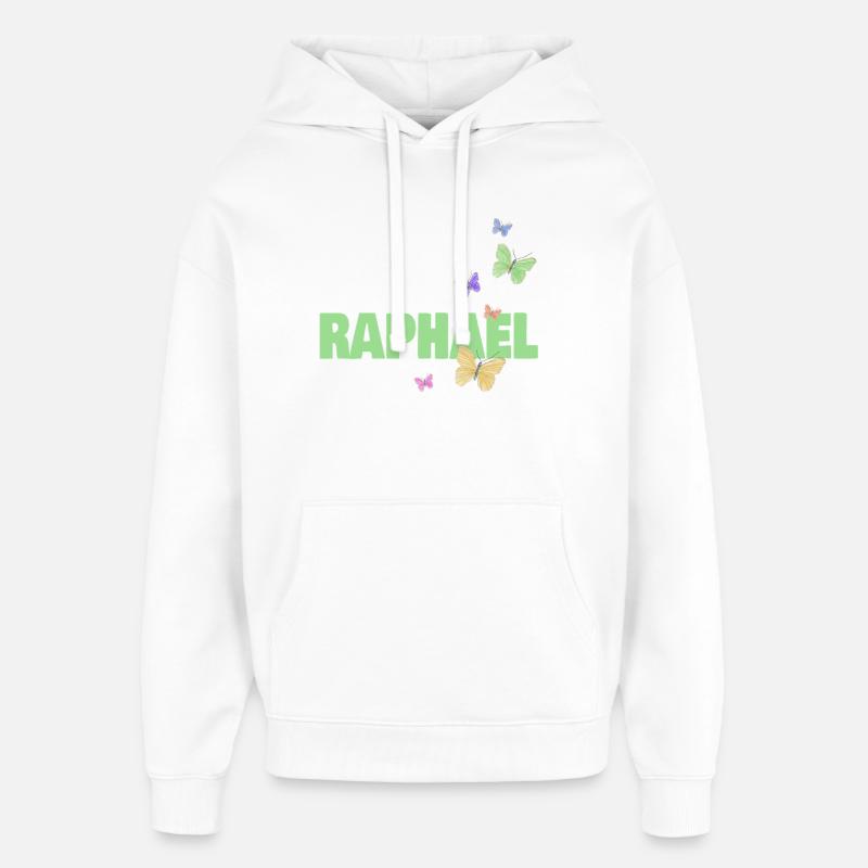 Raphael - Sweat à capuche unisexe Stanley/Stella Oversized - blanc