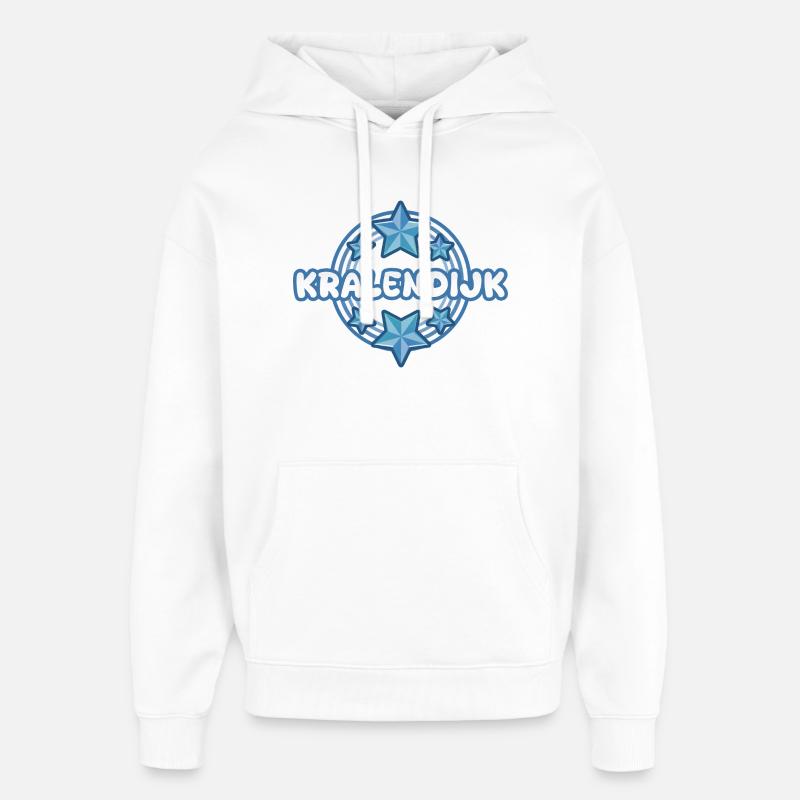 Vacances Kralendijk - Sweat à capuche unisexe Stanley/Stella Oversized - blanc